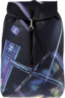 PAUL SMITH ACCESSORIES Printed leather backpack