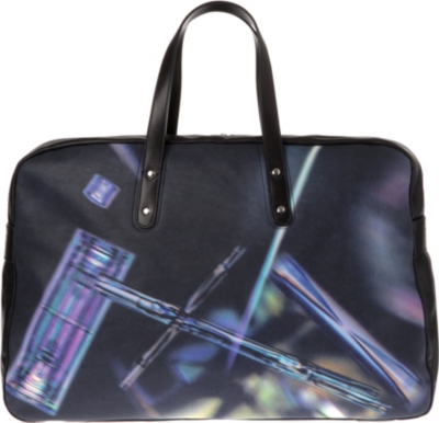 PAUL SMITH ACCESSORIES Printed leather holdall