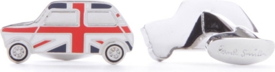 PAUL SMITH ACCESSORIES Mini car Union Jack cufflinks