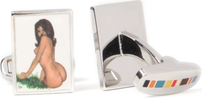 PAUL SMITH ACCESSORIES Naked Lady cufflinks