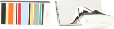 PAUL SMITH ACCESSORIES Mini-stripe cufflinks