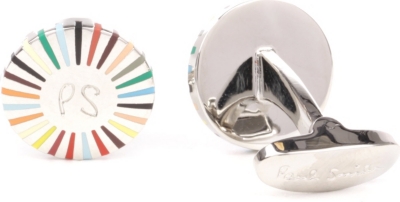 PAUL SMITH ACCESSORIES Ray logo cufflinks