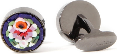 PAUL SMITH ACCESSORIES Mosaic floral cufflinks