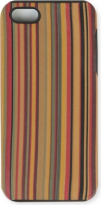 PAUL SMITH Multi-stripe iPhone 5 phone case