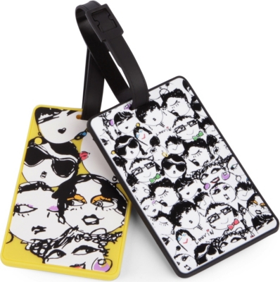 LANVIN Visages luggage tags