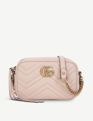 GUCCI - GG Marmont small quilted leather camera cross-body bag | 0