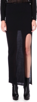 HELMUT LANG Drape maxi skirt