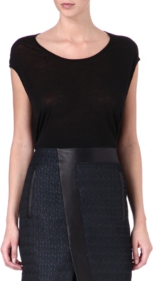 HELMUT LANG Semi-sheer t-shirt