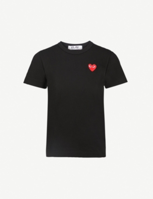 comme de garcon shirt black