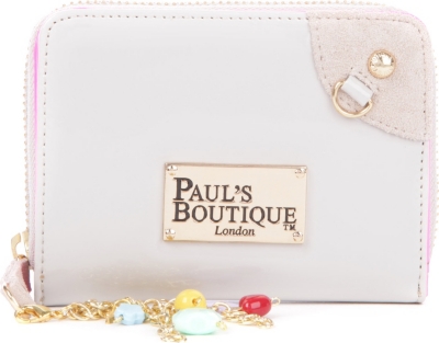 PAUL'S BOUTIQUE Leather and suede purse