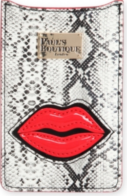 PAUL'S BOUTIQUE Snake-effect iPhone case