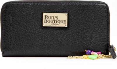 PAUL'S BOUTIQUE Lily leather and suede purse