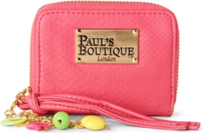 PAUL'S BOUTIQUE Embossed wallet (Blush