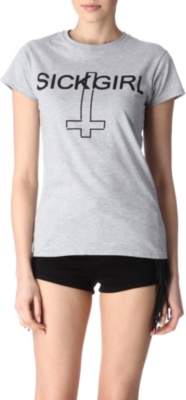SICK GIRL Printed t-shirt