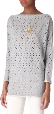 FOREVER UNIQUE Embellished skull top
