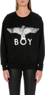 BOY LONDON Metallic eagle logo sweatshirt