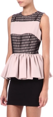 LOLA LOVES Wanda peplum dress