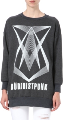 BUDDHIST PUNK Ennegram oversized jumper