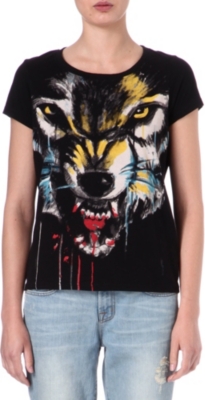 ELEVEN PARIS Taloup wolf-printed t-shirt