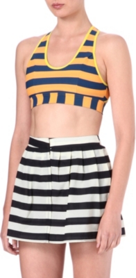ADIDAS X OPENING CEREMONY Striped sports bra