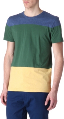 OLIVER SPENCER Tri-panel t-shirt