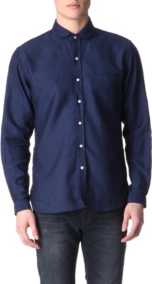 OLIVER SPENCER Eton collar shirt