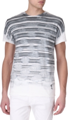 RELIGION Paint stripe t-shirt