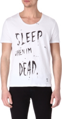 RELIGION Sleep When I'm Dead t-shirt