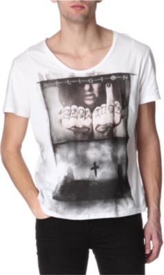 RELIGION Tattoo hands t-shirt