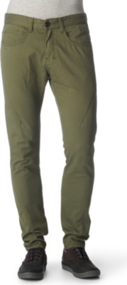 RELIGION Plain chinos (Sage