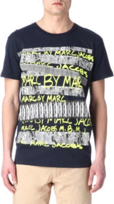 MARC BY MARC JACOBS Graffiti logo t-shirt