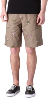 BILLIONAIRE BOYS CLUB Embroidered army cap shorts