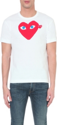 COMME DES GARCONS PLAY Heart logo t-shirt