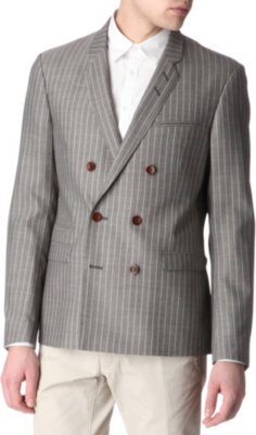 TIGER OF SWEDEN Brook double-breasted pinstripe blazer