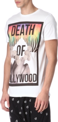 BLOOD BROTHER Death of Hollywood cotton t-shirt