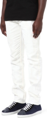 MCQ ALEXANDER MCQUEEN Painted slim-fit straight jeans