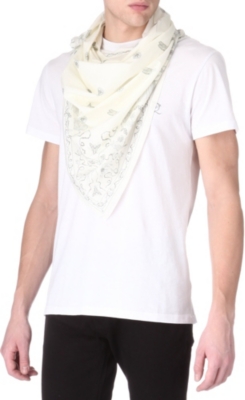 MCQ ALEXANDER MCQUEEN Printed-scarf t-shirt