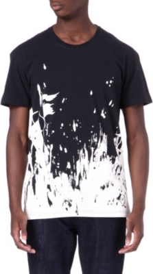 MCQ ALEXANDER MCQUEEN Splash v-neck t-shirt