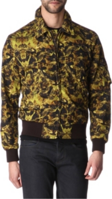 MCQ ALEXANDER MCQUEEN Dragon fly print bomber jacket