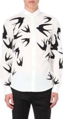 MCQ ALEXANDER MCQUEEN Swallow single-cuff shirt