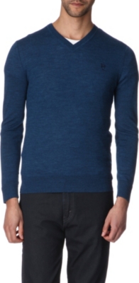 MCQ ALEXANDER MCQUEEN Logo-embroidered wool jumper