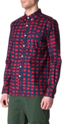 SATURDAYS SURF NYC Crosby printed slim-fit shirt