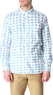 SATURDAYS SURF NYC Crosby printed slim-fit shirt