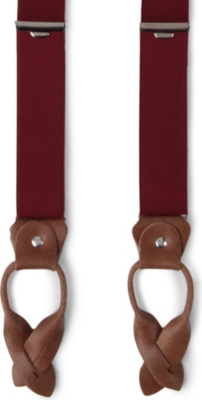 FARRELL Burgundy braces