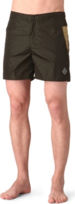 KENZO Printed-detail swimming shorts