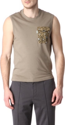 KENZO Printed-pocket vest