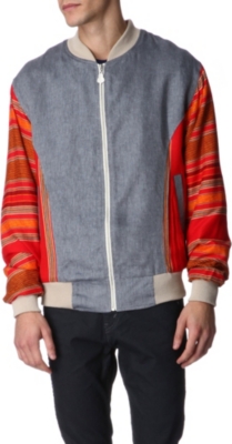 MIKO SPINELLI Aztecan Snake bomber jacket
