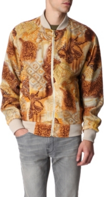 MIKO SPINELLI Oro Barocco bomber jacket
