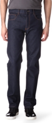 HUNTER GATHER Slim-fit straight jeans