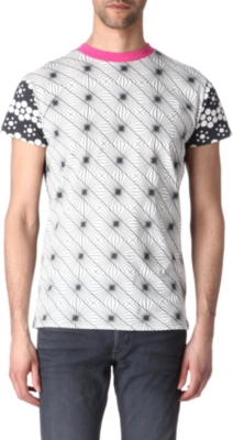 HUNTER GATHER Mixed-print t-shirt